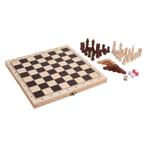 Nieuw Small Foot - Houten Klassieke Spellen 3in1 in Kist, Ophalen of Verzenden, Nieuw