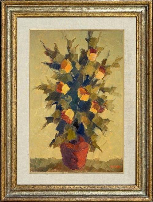 Alviero Tatini (1929-2006) - Natura morta con vaso di fiori, Antiek en Kunst, Kunst | Schilderijen | Klassiek
