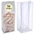 Fako Bijoux® - Blokbodemzakjes Plastic Transparant - 60 + 50, Diversen, Cadeauverpakkingen, Nieuw, Verzenden