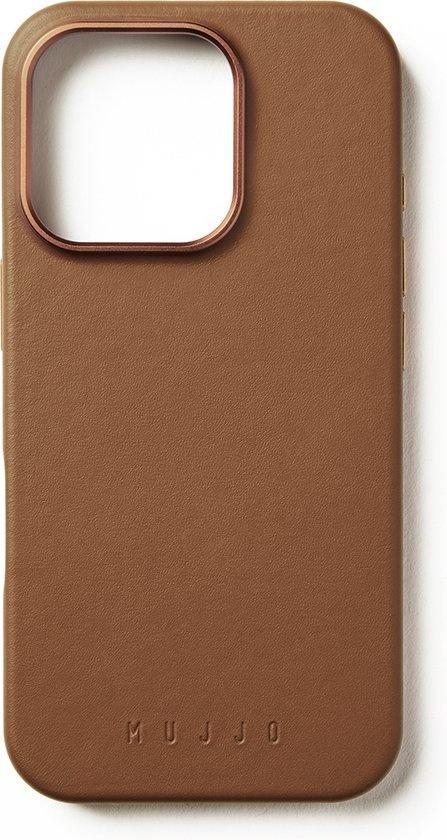 Mujjo iPhone 16 Pro Hoesje - Tan, Telecommunicatie, Mobiele telefoons | Hoesjes en Frontjes | Apple iPhone, Verzenden