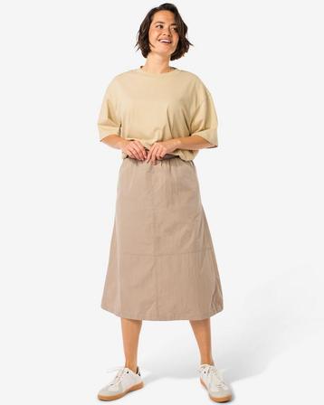 HEMA Damesrok Kota lichtbruin beige van €25 voor €12.5 sale beschikbaar voor biedingen