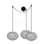 Umage Eos Cannonball Hanglamp 3-lichts, lampenkap grijs/kabe, Huis en Inrichting, Verzenden, Nieuw