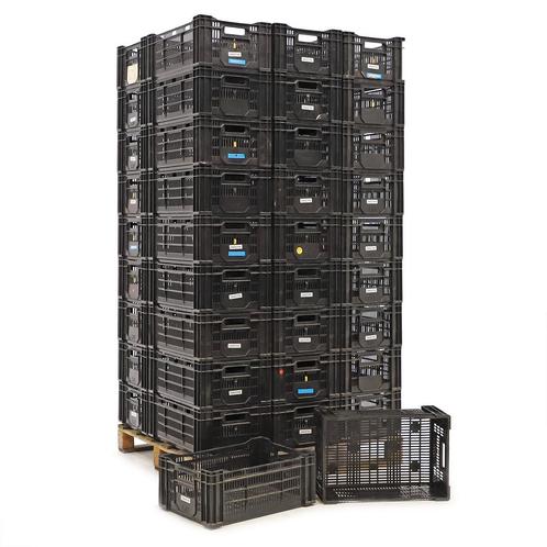 Gebruikte euronorm stapelbakken palletaanbieding wanden +, Doe-het-zelf en Verbouw, Kratten en Dozen, Ophalen of Verzenden