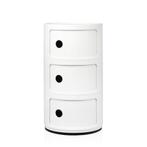 20% Korting | Kartell Componibili Bijzettafel, Huis en Inrichting, Tafels | Bijzettafels, Verzenden, Zo goed als nieuw, Kunststof