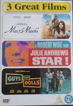 Man of la Mancha + Star + Guys and Dolls    Gratis verzenden, Verzenden, Alle leeftijden, Zo goed als nieuw, Boxset