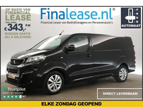 Peugeot Expert 2.0 BlueHDI L3H1 177PK AUT Airco LED €343pm, Auto's, Bestelauto's, Lease, Automaat, Diesel, Peugeot, Zwart, Verzenden