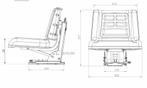 Tractorstoel Universeel (Zwart), Zakelijke goederen, Agrarisch | Tractoren, Ophalen of Verzenden, Nieuw, Overige merken