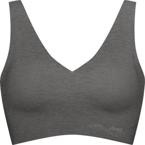 Sloggi ZERO Feel Natural - L - Dames Beha Top - Donkergrijs, Kleding | Dames, Ondergoed en Lingerie, Verzenden