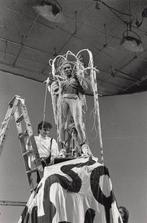 Robin Kaplan - Grace Jones on the set of her video shooting