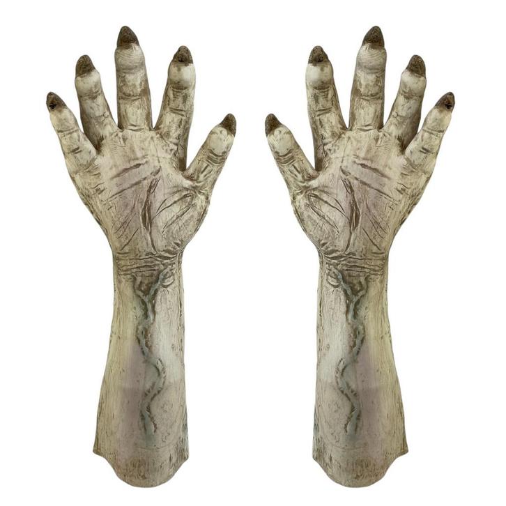 Dieren/monster handschoenen (grijs), Hobby en Vrije tijd, Feestartikelen, Nieuw, Verzenden