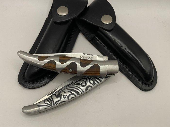 Laguiole - Heritage - Tafelmes (2) - Laguiole vouwmessen of, Antiek en Kunst, Antiek | Keukenbenodigdheden