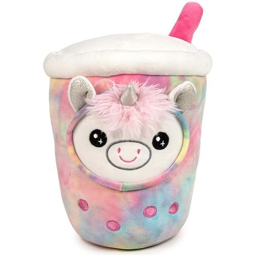 Play by Play Kawaii Animal Bubble Tea Pluche 20CM-Unicorn, Kinderen en Baby's, Speelgoed | Knuffels en Pluche, Nieuw, Ophalen of Verzenden