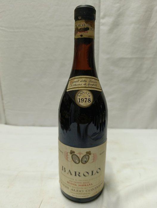 1978 Aldo Conterno - Barolo - 1 Fles (0,75 liter), Verzamelen, Wijnen