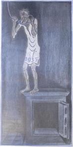 Het (On)Zalig uiteinde van het jaar 1935 op spotprent, Antiek en Kunst, Verzenden