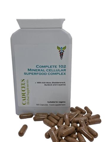Complete 102 mineralen cellulaire superfood complex beschikbaar voor biedingen