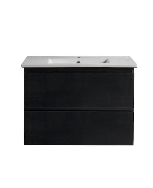 SALE - Kode 60 - Mat zwart - Badmeubel -, Huis en Inrichting, Badkamer | Badkamermeubels, Nieuw, Ophalen of Verzenden