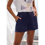 Lascana Short met opgestikte zakken en elastiek, korte, Kleding | Dames, Broeken en Pantalons, Verzenden, Nieuw