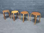 IKEA - Kruk - Frosta - Birch - Een set van vier krukken