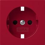 Gira Schuko stopcontact SH Systeem 55 Rood - 4984108, Nieuw, Verzenden