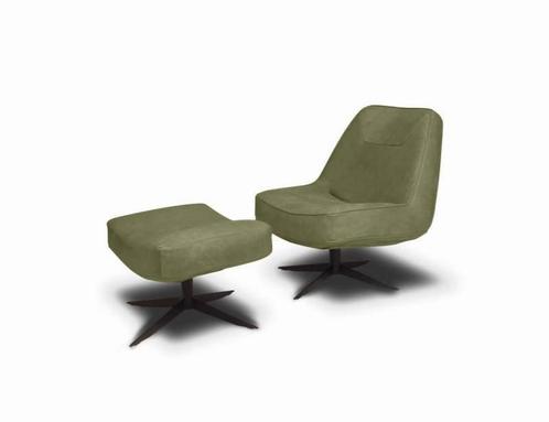 Fauteuil Ego - fauteuils - Groen, Huis en Inrichting, Stoelen, Nieuw, Leer