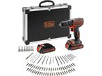 BLACK+DECKER BDCDC18BAFC-QW Accuboormachine kit - 18V - 80, Verzenden, Nieuw
