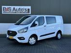 Ford Transit Custom 280 2.0 TDCI L1H1 Dubbele cabine Cruise, Stof, Gebruikt, Wit, Ford