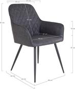 2dekans | House Nordic Harbo Eetkamerstoel Vegan Leer, Huis en Inrichting, Stoelen, Ophalen of Verzenden, Zo goed als nieuw