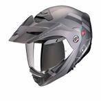 Scorpion ADX-2 Galane Mat Zwart Zilver Adventure helm, Motoren, Verzenden, Nieuw met kaartje, Offroadhelm, Overige merken