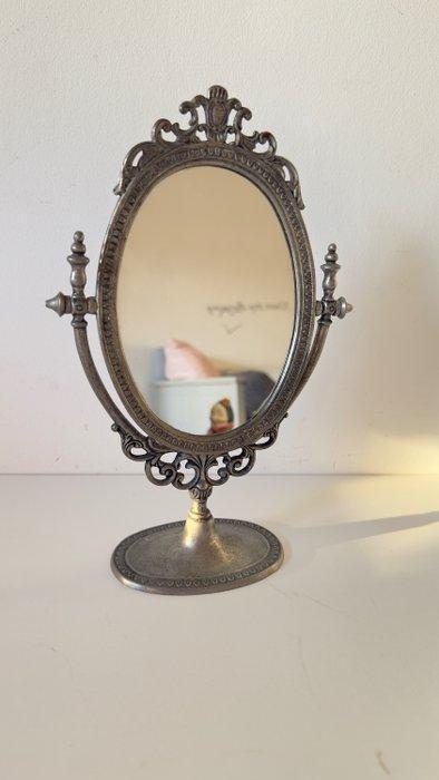 Tafelspiegel- Lipstick - Opaline glas, Tin - Bonito make-up, Antiek en Kunst, Curiosa en Brocante