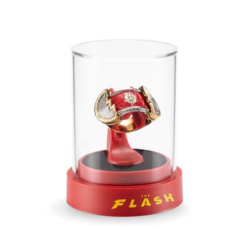 DC Comics The Flash Replica 1/1 Ring with Display, Verzamelen, Film en Tv, Nieuw, Ophalen of Verzenden