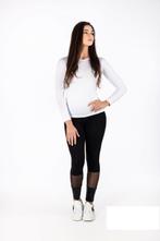 Italiaanse moderne katoenen legging met tule en pailletten, Nieuw