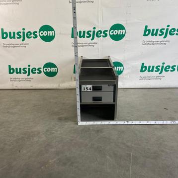 Aluca aluminium gebruikte bedrijfswageninrichting (nr 154) beschikbaar voor biedingen