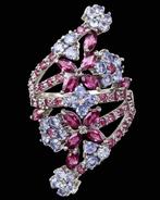 Zilver, Ring Harmonie Hart (Granaat & Tanzaniet): Passie &