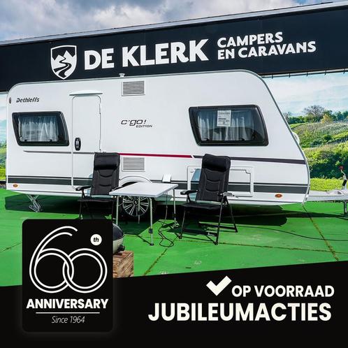 Dethleffs C - GO 475 FR  10   Edition Korting 1639,-, Caravans en Kamperen, Caravans, 1000 - 1250 kg, tot en met 4, 6 tot 7 meter