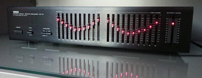 Yamaha - EQ-70 - 2 x 10 band - LED - Stereo grafische, Audio, Tv en Foto, Radio's