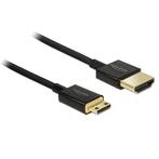 Dunne Premium Mini HDMI - HDMI kabel - versie 2.0, Audio, Tv en Foto, Nieuw, Ophalen of Verzenden