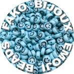 Fako Bijoux® - Emoji / Smiley Kralen - Acryl - 7mm -, Hobby en Vrije tijd, Kralen en Sieraden maken, Verzenden, Nieuw