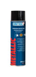 Dinitrol metallic 500 ml, spuitbus, Verzenden