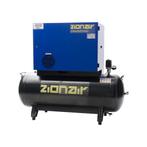 Compressor gedempt 4kW 400V 11 bar 270L tank ster-driehoek, Verzenden, Nieuw