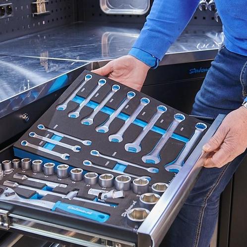 Datona Ring-steeksleutelset 13-delig in Plus softmodule -, Doe-het-zelf en Verbouw, Gereedschap | Handgereedschap, Nieuw, Ophalen of Verzenden