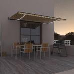 vidaXL Luifel automatisch met LED en windsensor 500x300 cm, Tuin en Terras, Zonneschermen, Verzenden, Nieuw