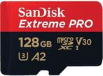 SanDisk | MicroSDXC | 128 GB | UHS-I | U3 | Extreme Pro, Audio, Tv en Foto, Fotografie | Geheugenkaarten, Nieuw, Verzenden
