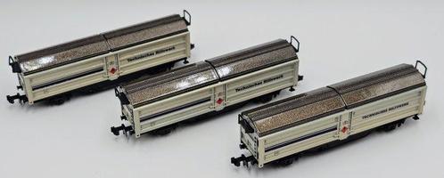 Roco N - Modeltrein goederenwagon (3) - Drie twee-as, Hobby en Vrije tijd, Modeltreinen | N-Spoor