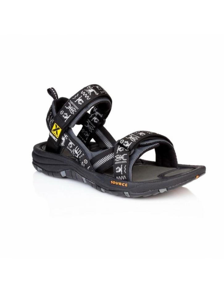 Source sandalen voor heren Gobi Black Inca - outdoor - Zwart, Kleding | Heren, Schoenen, Zwart, Nieuw, Verzenden