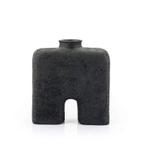 Vaas Arc 28cm - Zwart - 221660 - decoratie, Nieuw