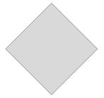 Blank aluminium bord 250 x 250 x 1  mm voor gevaarsetiketten, Diversen, Nieuw, Verzenden