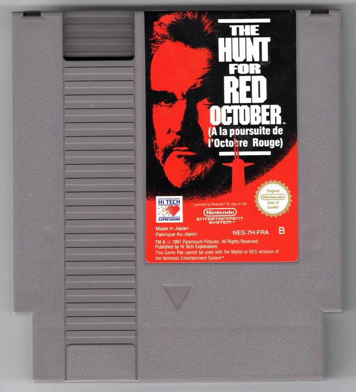 The Hunt For Red October - Nintendo NES, Spelcomputers en Games, Games | Nintendo NES, Ophalen of Verzenden