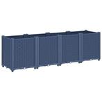 Plantenbak Grijs 160cm - Retourdeal - 35% Korting!, Tuin en Terras, Bloembakken en Plantenbakken, Kunststof, 100 cm of meer, Nieuw