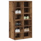vidaXL Schoenenrek 54x34x100,5 cm bewerkt hout oud, Huis en Inrichting, Kasten | Schoenenrekken, Verzenden, Nieuw