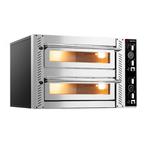 GGM Gastro | Elektrische pizzaoven - 4+4x 25cm - Handmatig |, Tuin en Terras, Verzenden, Nieuw, GGM Gastro